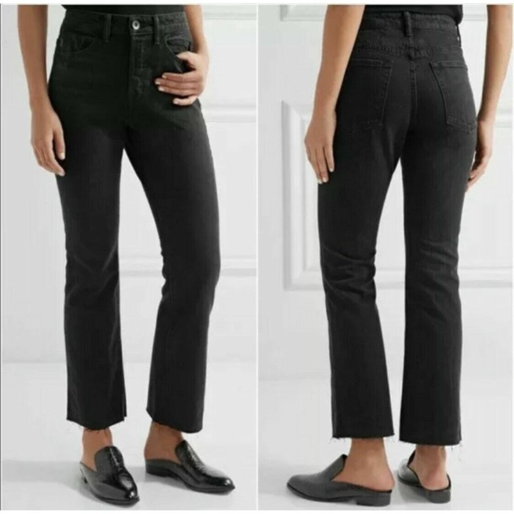 Helmut Lang Black High Rise Women Jeans